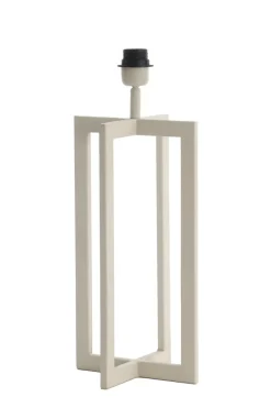 Light en Living Lampvoet 21x21x46 cm MACE crème