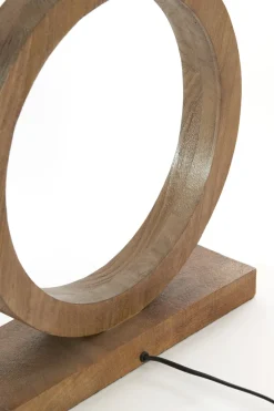 Light en Living Lampvoet 41x13x55 cm TINAR hout mat bruin