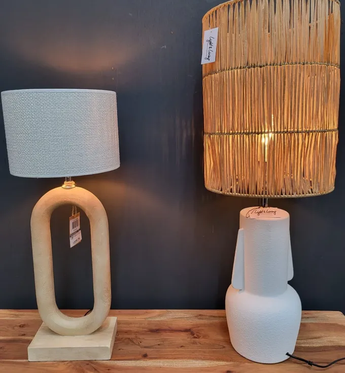 Light en Living Lampvoet 30x12x59 cm PACECO hout mat naturel