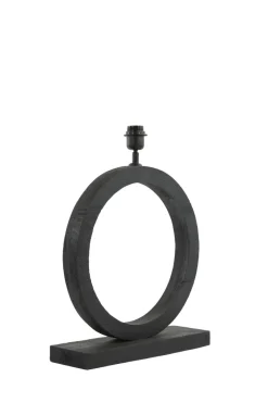 Light en Living Lampvoet 41x13x55 cm TINAR hout mat zwart