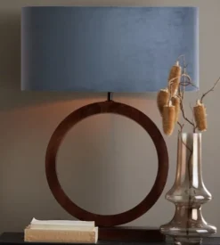 Light en Living Lampvoet 41x13x55 cm TINAR hout mat zwart