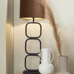 Light en Living Lampvoet 23x11,5x69 cm LUTIKA mat zwart van Light & Living