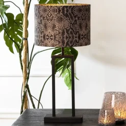 Light en Living Lampvoet 20x10x41 cm SHIVA mat zwart