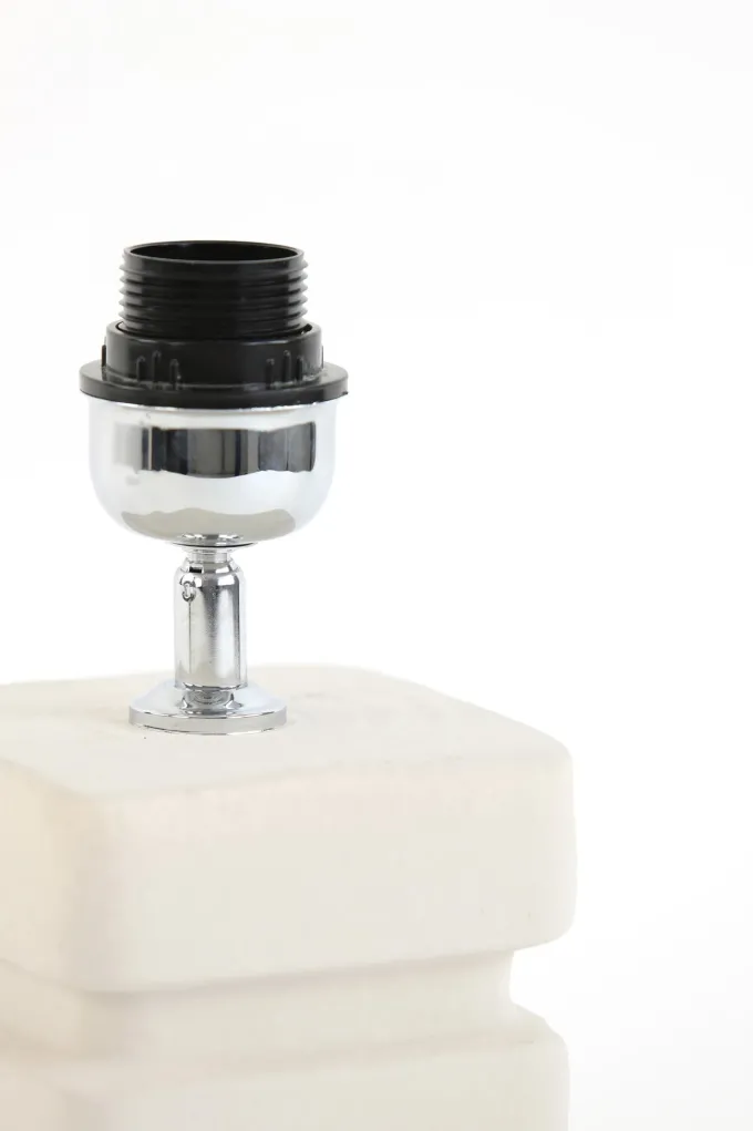 Light en Living Lampvoet 12,5x12,5x24,5 cm AMTA keramiek crème