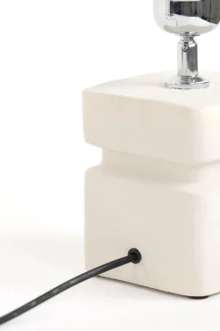 Light en Living Lampvoet 12,5x12,5x24,5 cm AMTA keramiek crème