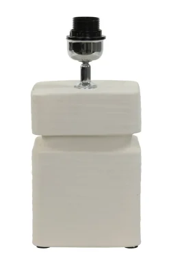 Light en Living Lampvoet 16x16x32 cm AMTA keramiek crème
