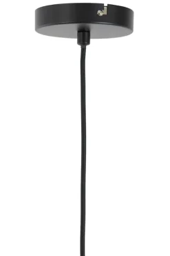 Light en Living Light & Living Hanglamp PLUMERIA zwart - Ø50x37,5 cm