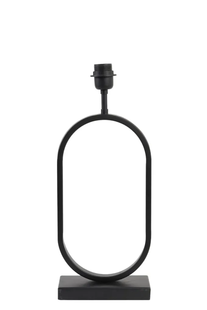 Light en Living Light & Living Lampvoet JAMIRI - 21x10x45 cm - Mat Zwart