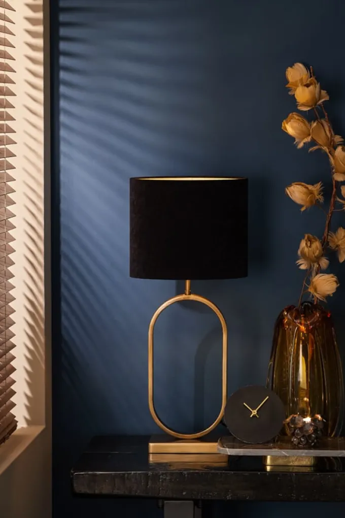 Light en Living Light & Living Lampvoet JAMIRI - 21x10x45 cm - Mat Zwart