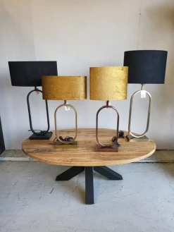 Light en Living Light & Living Lampvoet JAMIRI - 21x10x45 cm - Mat Zwart
