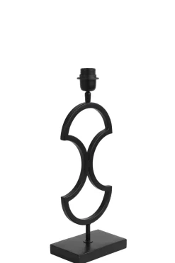 Light en Living Light & Living Lampvoet RIAVA - 17,5x11x43 cm - Mat Zwart