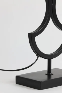 Light en Living Light & Living Lampvoet RIAVA - 17,5x11x43 cm - Mat Zwart