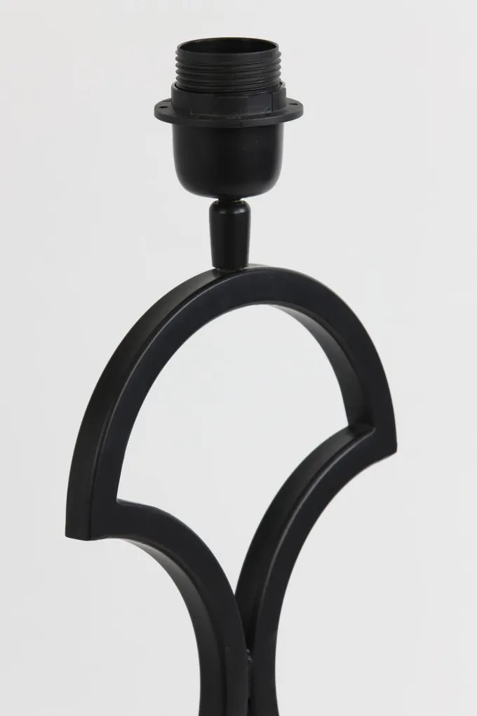 Light en Living Light & Living Lampvoet RIAVA - 17,5x11x43 cm - Mat Zwart