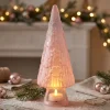 Light en Living Light & Living Ornament Kerstboom Mat Roze Glas Ø13x34 cm