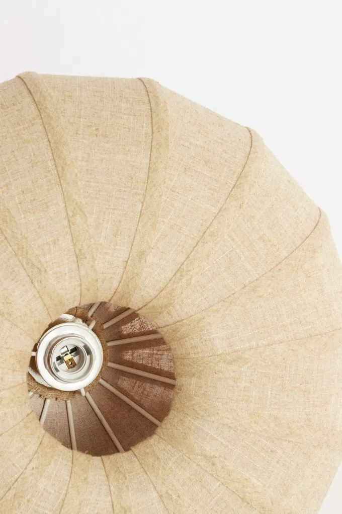 Light en Living Light & Living Plafondlamp ZOSIA Ø50x24,5 cm - Linnen Naturel