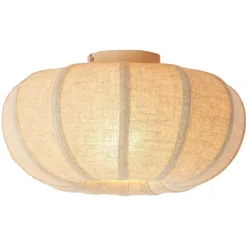 Light en Living Light & Living Plafondlamp ZOSIA Ø50x24,5 cm - Linnen Naturel