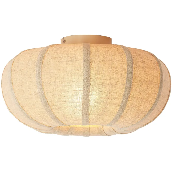 Light en Living Light & Living Plafondlamp ZOSIA Ø50x24,5 cm - Linnen Naturel