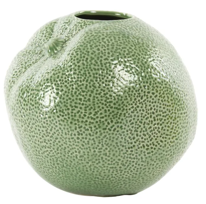 Light en Living Light & Living Vaas Orange - Keramiek - Groen - 20,5x19,5x18,5 cm