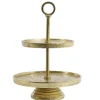 Light en Living Luxe Etagère 2-laags LUTEK Goud – Light & Living