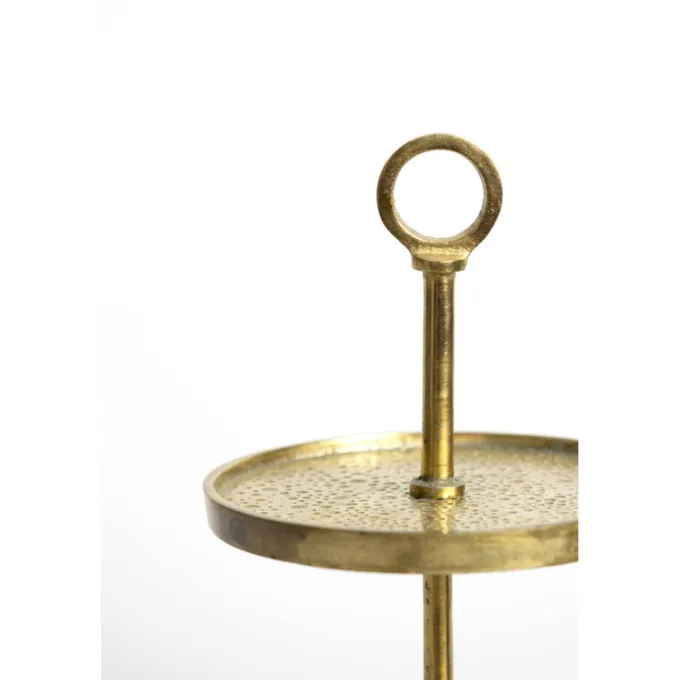 Light en Living Luxe Etagère 2-laags LUTEK Goud – Light & Living