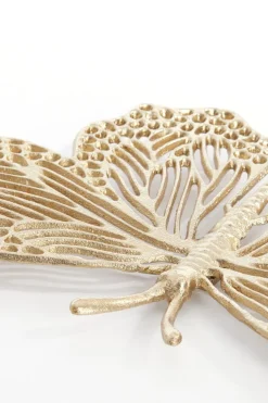 Light en Living Ornament BUTTERFLY set van 3 glanzend goud