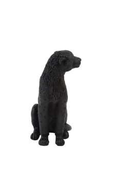 Light en Living Ornament CHEETAH velvet Bruin of zwart in 3 maten