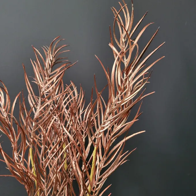Light en Living Ornament 100 cm LEAF metallic koper