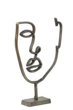 Light en Living Ornament FACE 2 Antiek Brons van Light & Living