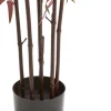 Light en Living Ornament in pot 70x60x180 cm BAMBOO naturel+groen/rood