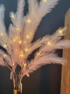 Light en Living Ornament LED 110 cm FEATHER roze
