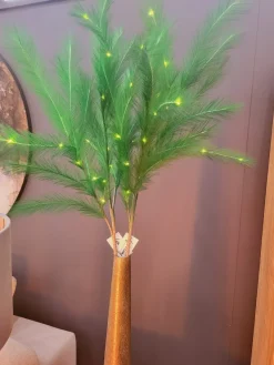 Light en Living Ornament LED 110 cm FEATHER donker groen
