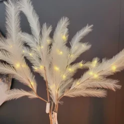 Light en Living Ornament LED 110 cm FEATHER wit