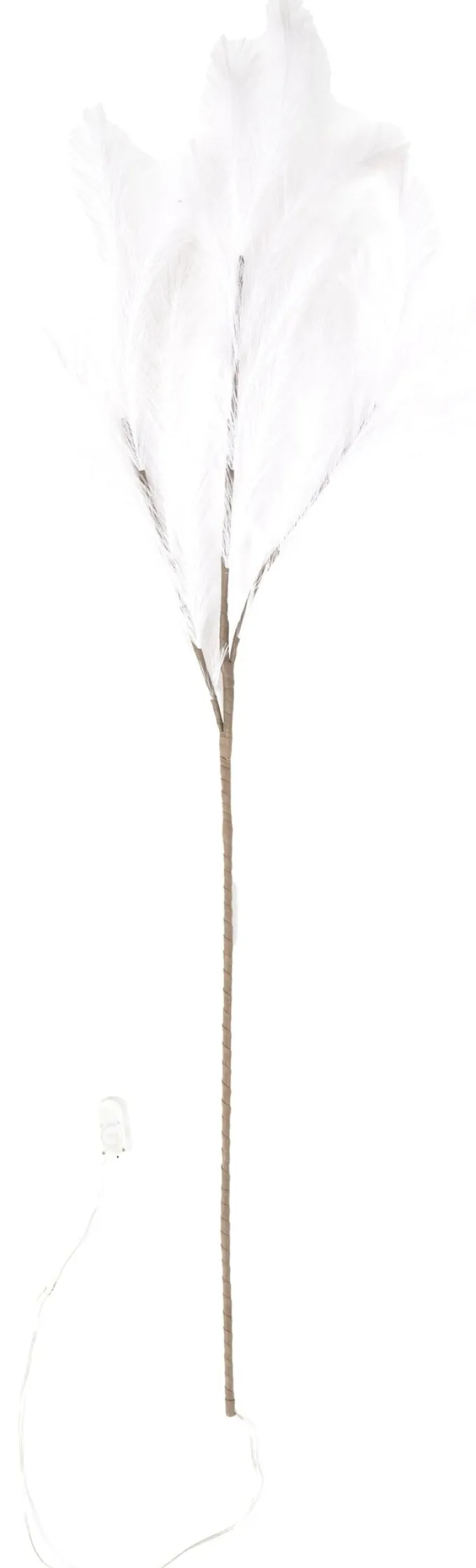 Light en Living Ornament LED 110 cm FEATHER wit