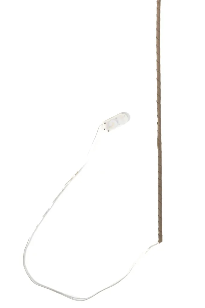 Light en Living Ornament LED 110 cm FEATHER rood / roze