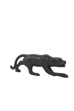 Light en Living Ornament Luipaard Mat Zwart 21 cm - Light & Living