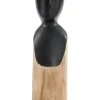 Light en Living Ornament LUMUNA hout naturel/zwart 11,5 x 12 x 41 cm