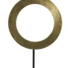 Light en Living Ornament op voet Ø35x56 cm WAIWO ruw antiek brons-mat zwart