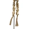 Light en Living Ornament op voet 12,5x12,5x50 cm CURTANI creme-bruin+bruin