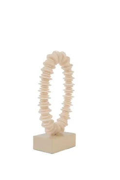 Light en Living Ornament op voet 10x22x40 cm RING zand