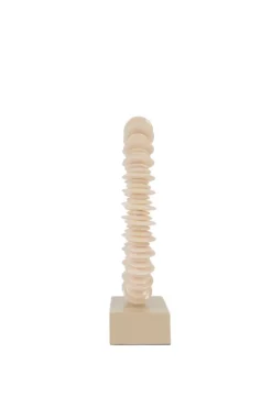 Light en Living Ornament op voet 10x22x40 cm RING zand