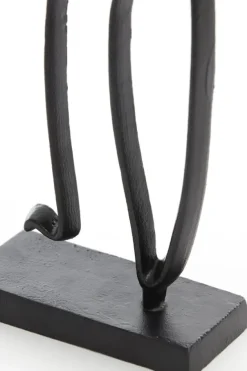 Light en Living Ornament op voet Pinguïn mat zwart - Stijlvol metalen woonaccessoire