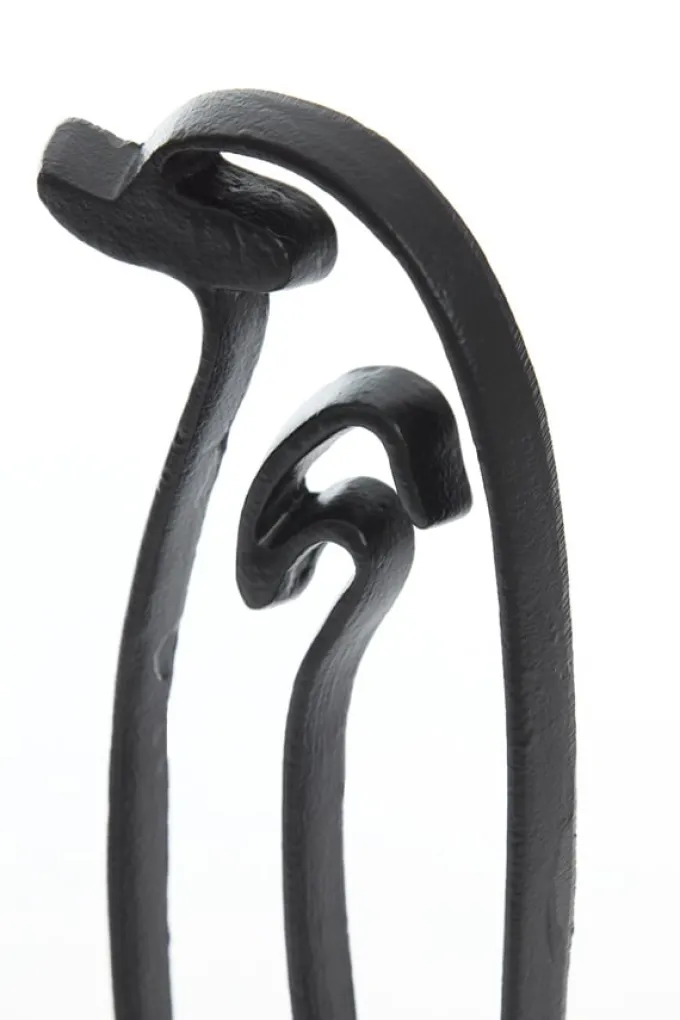Light en Living Ornament op voet Pinguïn mat zwart - Stijlvol metalen woonaccessoire