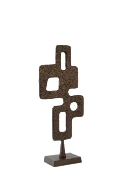 Light en Living Ornament op voet 23,5x10x54 cm VEX donker bruin