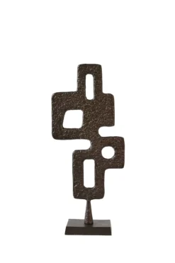 Light en Living Ornament op voet 23,5x10x54 cm VEX donker bruin