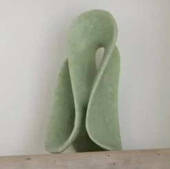 Light en Living Ornament op voet 20,5x19x39 cm ZAZINA groen