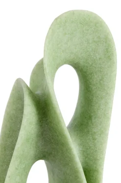 Light en Living Ornament op voet 20,5x19x39 cm ZAZINA groen