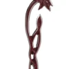 Light en Living Ornament op voet 13x8x30 cm DAFFODIL glans bordeaux
