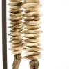 Light en Living Ornament op voet 12,5x12,5x50 cm CURTANO creme-bruin+bruin
