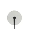 Light en Living Ornament op voet 25x10x35 cm YFKE marmer wit+mat zwart