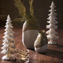 Light en Living Ornament Ø15x42 cm CHRISTMAS TREE beige